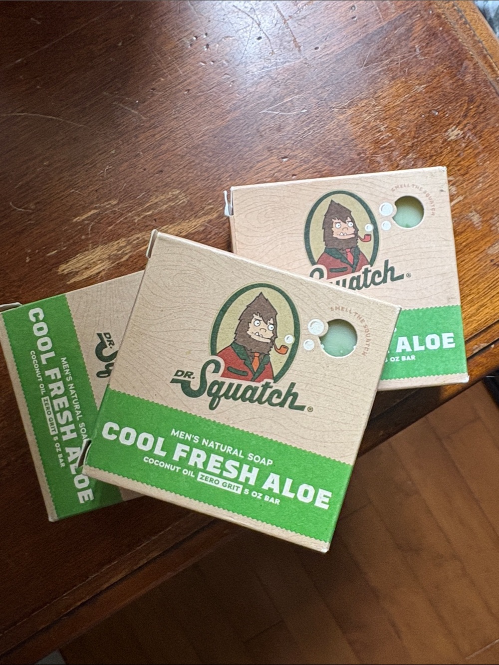 Dr. Squatch Cool Fresh Aloe Men’s Soap - Green
